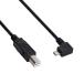 chenyang Micro USB - принтер кабель,Micro USB OTG 90 раз прямой угол - USB Type B принтер сканер 