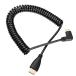 Cablecc90 раз левый угол модель Mini HDMI мужской -HDMI мужской стрейч springs кабель 1.2m