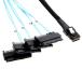 Cablecc внутри часть 36 булавка Mini SAS SFF-8087 ho -тактный из 4 SFF-8482 Target SASk а также SATA кабель 