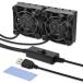 ELUTENG pc вентилятор usb 4cm 3 -ступенчатый поток воздуха настройка USB вентилятор 40mm маленький размер aluminium теплоотвод имеется охлаждающий кондиционер тонкий 8×4cm чуть более 