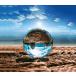 MerryNine Crystal Ball 80mm нет цвет прозрачный кристалл шар стекло шар стекло. мяч crystal подставка имеется .. брать . ткань фэн-шуй товары Magic мяч 