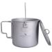 Boundless Voyage titanium кружка 750-1250ml titanium кухонная утварь кулинария [ прямой огонь возможно ]Ti легкий compact место хранения портативный складной 