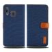 [Viesa] Denim кейс блокнот type совместимость Galaxy A30 / au UQ mobile SCV43 соответствует Samsung карманный чехол (da-