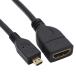 ViViSun высокая скорость HDMI( женский )to Micro HDMI( мужской ) 90°L type микро HDMI изменение кабель модель D to модель A золотой me