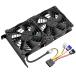GDSTIME 92 mm x 25 mm 9 cm 12VDC 2 полосный PCI для glabo охлаждающий вентилятор, графика карта кондиционер,PC кейс вентилятор 