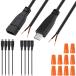 Xiatiaosann USB C кабель 5V разводка питания Type C коннектор женский мужской удлинение кабель USB C собственное производство терминал 2 булавка зарядное устройство штекер линия Ardui