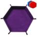 HUAZONTOM кости tray складной носорог koro коврик кости tray PU кожа шестиугольник модный настольный носорог koroRPG DND MTG стол 