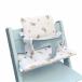 ZARPMA высокий стул подушка хлопок накладка .... хлопок ткань покрытие . применение Stokke TrippTrapp стул ( белый радуга )