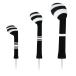 LeFeng Golf Club покрытие вязаный Golf Club покрытие 460cc Driver Fairway Wood . hybrid для pompon нет ( белый черный -тактный 