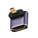 cablecc выше угол микро HDMI мужской -HDMI 2.1 женский UHD удлинение Gold конвертер адаптор 8K 60hz HDTV соответствует 