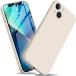 iPhone13mini кейс жидкий силикон ударопрочный линзы защита тонкий iPhone 13 mini покрытие отпечаток пальца предотвращение soft беспроводной зарядка на 