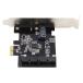 Cablecc USB 3.0 передняя панель заголовок 5Gbps 19 булавка 20 булавка - PCI-E 1X Express карта VL805adap