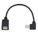 cablecc Type B мужской - женский USB 2.0 удлинение кабель 90 раз сверху угол принтер сканер диск 20cm