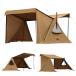 GOGlamping G*G PUP 2.0 палатка-тент TC 1 человек для [ сетка / жаростойкий сиденье треугольник окно ] Solo палатка поли хлопок [ aluminium paul (pole) + юбка 