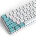 Green White 118 ключ колпак группа,CSA Pro файл custom ключ колпак PBT двойной Schott ANSI расположение клавиатура 