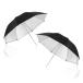 EMART 33"/84cm umbrella 2 упаковка освещение фотосъемка для umbrella Pro фотография Studio фотография фотосъемка для черный / серебряный отражающий освещение зонт черный / серебристый 