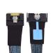 xiwai MCIO SFF-8654 SAS 4.0 74 булавка мужской - PCI-E тонкий линия 8i 74 булавка мужской PCI-E 5.0 Mini 