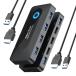 KVM переключатель RSHTECH USB переключатель HDMI 4K@60Hz,4 USB 3.0 порт персональный компьютер 2 шт. для клавиатура mau Sprinter .1 шт. 