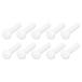 METALLIXITY нейлон hex болт (M10-1.5x40mm) 15 штук входит пластиковый все винт me Trick болт с шестигранной головкой - разнообразные промышленность для белый 