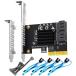 GLOTRENDS SA3234-C 4 порт PCIe X4 SATA3.0 повышение карта,OSb-to. поддержка,SATA а также электрический кабель . содержит,Win