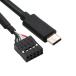 CY кабель USB 2.0 материнская плата 9 булавка 10 булавка заголовок - модель C USB-C кабель 50 cm Mini монитор сенсор 