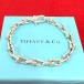  превосходный товар TIFFANY&amp;Co. Tiffany Vintage аппаратное обеспечение маленький браслет серебряный 925 аксессуары серебряный 12248