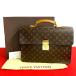  превосходный товар коробка пакет есть LOUIS VUITTON Louis Vuitton монограмма lagi-to кожа портфель портфель ручная сумочка Brown 191-1