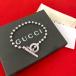  превосходный товар сохранение коробка пакет имеется GUCCI Gucci мяч цепь браслет серебряный 925 аксессуары серебряный 0025a