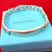  превосходный товар TIFFANY&amp;Co. Tiffany Vintage ID браслет серебряный 925 аксессуары мужской серебряный 46611