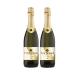  бесплатная доставка nonalcohol вино Vintense vi n тонн s Sparkling * Blanc белый 750ml× 2 шт 