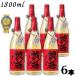 .. shochu ... красный ..25 раз 1.8L бутылка 1 кейс 6шт.@1800ml пшеничная сётю . сосна sake структура 