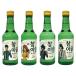 JINRO Lupin III × коричневый ошибка ru лимон сотрудничество ограничение этикетка 360ml 4 шт. комплект этикетка. Random / Корея shochu ликер 13 раз Корея sake .. Gin ro