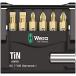 Wera Various Mini-Check TiN SB Industrial Bit Set, 7 Piece by Wera