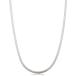 AUTHENTIC STERLING SILVER 925 Flat Herringbone Flex Chain Necklace, Flat Sn