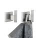 JQK Bathroom Towel Hook, Coat Robe Clothes Bath Wall Hooks for Kitchen Garage, 2 Pack Brushed Finish, TH230-BN-P2