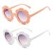 Kids Sunglasses Round Flower Cute Toddler Sunglasses UV 400 Protection Chil