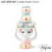 LADY WITH HAT Candleholder(reti with шляпа * свеча держатель ) розовый × желтый H16cmbiyon* vi mb Lad Bjorn Wiinblad Северная Европа Дания 56569
