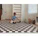 LITTLE BOT BABY PLAYMAT �x�r�[�v���C�}�b�g (Toffee Checkerboard and Road Nordic) Ofie mat �֘A�摜1