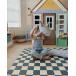 LITTLE BOT BABY PLAYMAT �x�r�[�v���C�}�b�g (Oceanview Checkerboard and Plants) Ofie mat �֘A�摜1