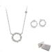 シルバーアクセサリー 韓国ドラマ『青い海の伝説』セイムスタイル シルバー925製 軽量 BSEA925 (ネックレス×ピアスセット)