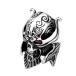  мужской кольцо SPSK0982 armor - Skull The ruba кольцо .. кольцо античный способ отделка (US размер * красный I VERSION )
