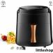  non Flyer Air fryer 8L большая вместимость электрическая фритюрница non масло .. предмет ежедневное блюдо воздушный Flyer LED дисплей сенсорная панель таймер температура регулировка 1 шт. 6 позиций для бытового использования 