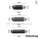 50.8mm φ50.8 мотоцикл глушитель slip-on глушитель мотоцикл muffler внутренний дефлектор разница включено .50.8mm универсальный внутренний дефлектор имеется 