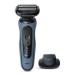  Brown мужской бритва серии 5 azur голубой 52-A1200s водонепроницаемый заряжающийся ... бритва электробритва электрический бритва 3 полосный . надеты лезвие BRAUN