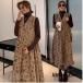  One-piece комбинезон материнство женский .. One-piece платье-макси беременность одежда материнство одежда длинный рукав весна осень большой размер свадьба платье 