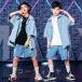  Корея ребенок одежда HIPHOP hip-hop stage костюм Kids танцевальный костюм jazz отвечающий .. Jazz Dance тренировка надеты спортивная форма Dance одежда группа одежда девочка мужчина футболка комплект 