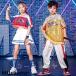  Корея ребенок одежда HIPHOP hip-hop stage костюм Kids танцевальный костюм jazz отвечающий .. Jazz Dance тренировка надеты спортивная форма Dance одежда группа одежда девочка мужчина футболка комплект 