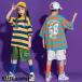  Kids танцевальный костюм hip-hop HIPHOP девочка мужчина девушки stage костюм Корея ребенок одежда тренировка надеты лето верх и низ 2 позиций комплект футболка брюки jazz презентация полоса 