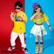  Kids танцевальный костюм HIPHOP hip-hop Корея ребенок одежда Jazz Dance лето отвечающий .. stage костюм тренировка надеты Dance одежда презентация девочка мужчина верх и низ в комплекте футболка брюки 