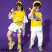  Kids танцевальный костюм HIPHOP hip-hop Корея ребенок одежда Jazz Dance лето отвечающий .. stage костюм тренировка надеты Dance одежда презентация девочка мужчина верх и низ в комплекте футболка брюки 
